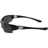 Global Vision Eyewear Cool Breeze Bifocal 2.5 - Gafas de sol de seguridad con marco negro y lente ahumada