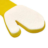 ertertre Guante de látex limpio, guante de látex impermeable con espuma y almohadilla para limpieza de piscinas, guantes para platos de vidrio