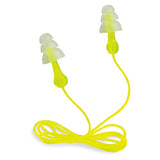 Peltor Sport Tri-Flange Corded Reusable Earplugs, 3-Pair Per