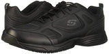 Skechers, Tenis para Trabajo para Hombre, Dighton 77111, Negro, 27 Ancho Medio