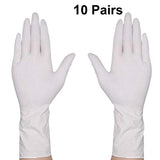 HEALLILY Guantes Desechables Guantes de Goma: 10PAIL Guantes Impermeables Guantes Antiestáticos Protectores de Manos Dedos Anti Deslizamiento Cubiertas de Mano para Reparación Reloj de