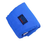 Guantes criogénicos LN2 de baja temperatura, guantes de protección de nitrógeno líquido, guantes de seguridad congelados para almacenamiento en frío (longitud del codo azul/19 pulgadas)