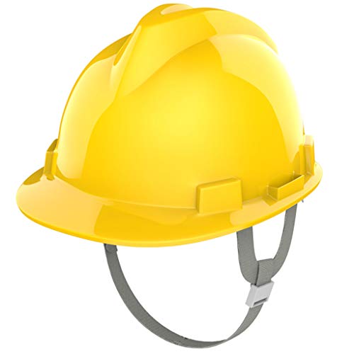 HARDHAT Casco De Seguridad para ConstruccióN, Casco De Servicio Pesado - ala De 2 Pulgadas, FRP Transpirable con Tiras Antisudor.