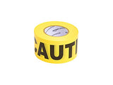 AmazonCommercial Cinta de advertencia (caution), 8 cm x 300 m, amarillo, 4 por paquete