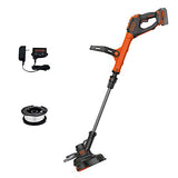 Black+Decker 20 V MAX* Cortadora de Cuerda/bordeadora, 12 Pulgadas (LSTE523)