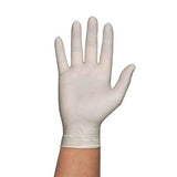 Guante No Esteril Mediano Plus Latex Desechable Bajo En Polvo Liso Blanco Caja C100