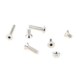 Hilitchi 180 piezas métricas M4 hexagonal cabeza plana tornillos avellanados Kit surtido de tuercas de tornillo – acero inoxidable 304