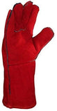 Mini guantes guantes resistentes al fuego aislamiento Guantes de protección soldador Prevención ignífugo anti-Guantes de transmisión de pulverización catódica de Conducción de Calor anti metal