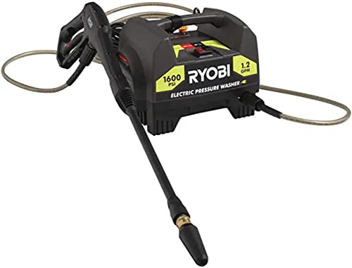 Lavadora de presión eléctrica Ryobi 1,600-PSI 1,2-GPM (modelo RY141612)