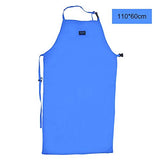 Zouminyy Delantal De Seguridad, Delantal Criogénico De Seguridad Delantal Criogénico De Temperatura Ultrabaja Nitrógeno Azul Protector(110Cm)