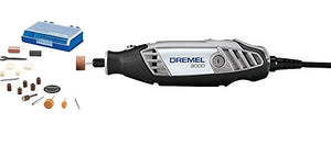 Dremel 3000-N/18 Herramienta rotativa de velocidad variable con 18 accesorios, color gris