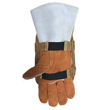 Gazechimp Soldadura Guantes de Trabajo Soldador Seguridad de Protección Resistencia Al Calor Guantes