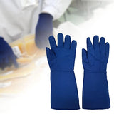 OFUNGO Guantes de Trabajo, protección a Baja Temperatura for la molienda criogénica, 38 cm (Size : 5.875)