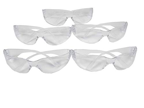 4defender Lentes de protección Transparentes para Adultos 5pz