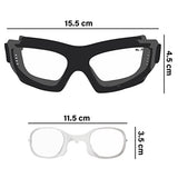 Birdz Flyer - Lentes de seguridad para deportes de paracaidismo, Rx Adapt, color humo