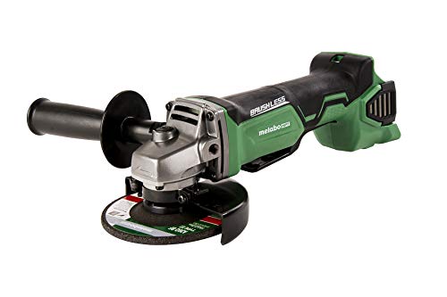 Metabo HPT Amoladora angular | 4-1/2 pulgadas | 18 V inalámbrico | Solo herramienta, sin batería, motor sin escobillas | G18DBALQ4