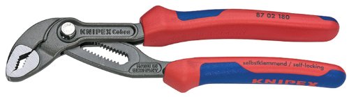 Knipex 8702180 Alicates cobra de 7 1/4 pulgadas, agarre cómodo