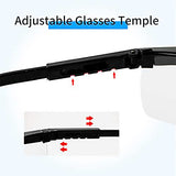 TCI Lentes De Seguridad Anti Virus Protectores Gafas Protectoras Transparentes Protecciones para Los Ojos Lentes Transparentes, de Visión Amplia, Ajustable