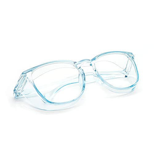 HATOYUME Gafas de seguridad antivaho, antipolvo/rayos azules, gafas protectoras TR para hombres y mujeres