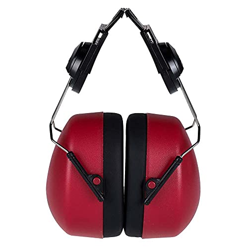 Portwest PW42RER EN352 ABS/Polystyrene ClipOn Ear Muffs, One Size