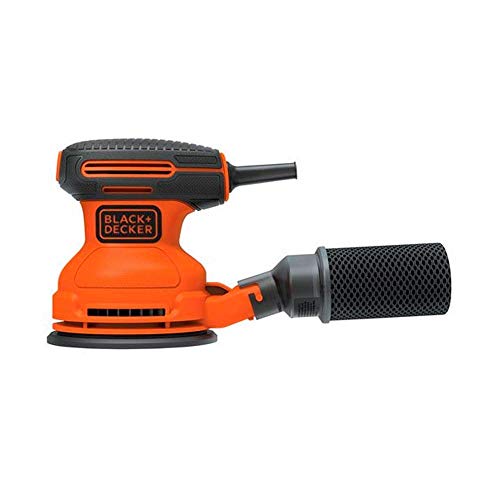 BLACK+DECKER Lijadora Órbital de 5 Pulgadas BDERO100-B3