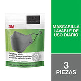 3M Nexcare, Mascarilla, Cubrebocas, Tapabocas Reutilizable, Color Gris.