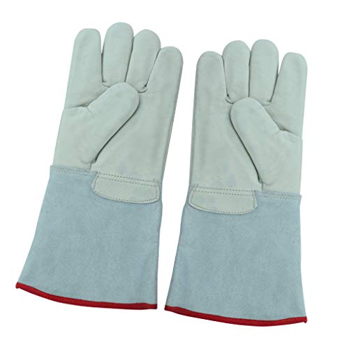 B Baosity Guantes Criogénicos Nitrógeno de Almacenamiento en Frío Resistente a Baja Temperatura, Usable, 36cm
