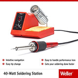 Weller WLC100MX Estación para Soldar para Aficionados con Potencia Variable, 5/40 W