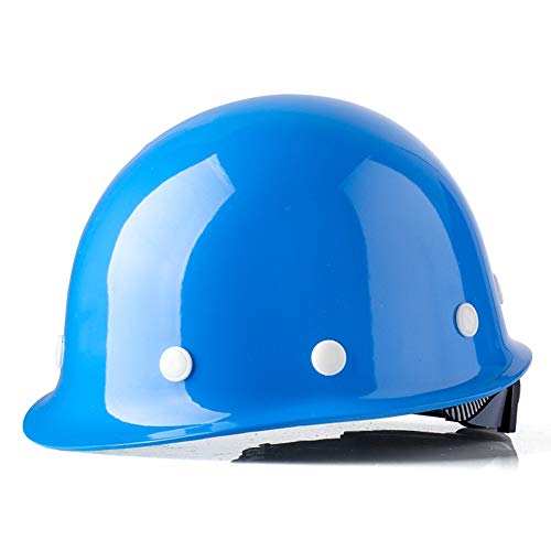 LSX - Casco Casco de seguridad - FRP construcción del sitio de construcción supervisión de supervisión supervisor de liderazgo casco de trabajo seguro de trabajo tapa dos botones de ajuste de tamaño c