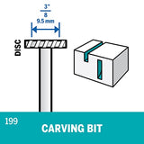 Dremel 199 Fresa de Alta Velocidad 3/8 Pulgadas