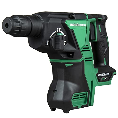 Metabo HPT Taladro giratorio inalámbrico MultiVolt™ de 36 V (solo herramienta - sin batería) | SDS Plus | 1-1/8 pulgadas | Control de fuerza reactiva | 3 modos | Adaptador de CA opcional | DH36DPAQ4