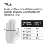 Truper GU-813, Guantes de caucho con recubrimiento de neopreno para manejo de químicos, puño largo, G