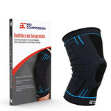 Bio Compression Rodillera de Compresión Deportivas Ortopédicas con Almohadilla de Gel Para Rotula y Estabilizadores Laterales Para Aliviar el Dolor de Rodillas y Articulaciones, Estimular la Circulación y Mejorar el Rendimiento - Ideal Para Deportes, Gim,