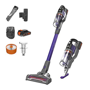 BLACK + DECKER Powerseries Extreme - Aspiradora inalámbrica para Mascotas, Color Morado (BSV2020P)