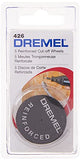 Dremel 426 Disco de Corte Reforzado con Fibra de Vidrio 1-1/4 Pulgadas para Metales, 5 Piezas