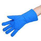 Guantes Cálidos Criogénicos - Guantes de Trabajo 200 ℃ a -360 ℃ Resistente a Bajas Temperaturas A Prueba de Frío Protección contra Líquidos Puño Largo Uso de las Manos para los Compartimentos del Cong