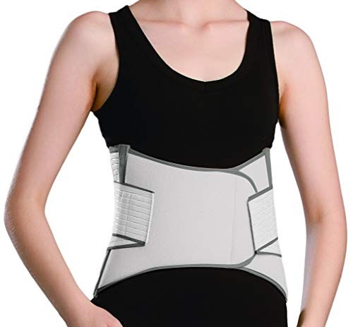 ARTROMED | Faja Soporte Sacro Lumbar, Cómoda y Transpirable, Doble Presurización Cinturón de Faja Ortopedica Lumbar con Correas de Compresión Ajustables, Adecuado para Aliviar el Dolor en la Espalda Baja y Ciática (Mediana)