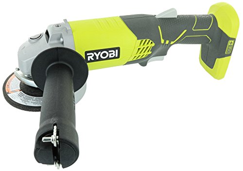 Ryobi P421 6500 RPM 4 1/2 pulgada 18 Voltios Uno + Amoladora angular alimentada por ion litio (batería no incluida, solo herramienta eléctrica)