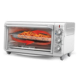 Horno con freidora de aire BLACK+DECKER extra amplio