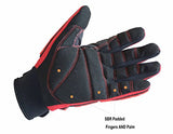 Guantes antivibración, guantes de impacto para hombre, con acolchado SBR TPR, guantes de trabajo de seguridad resistentes