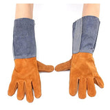 Petrikora Guantes de Soldadura para TIG Resistentes el Calor Guantes de Soldadura Los soldadores Trabajan Suave Cuero de Piel de Vaca más Guantes for Proteger la Herramienta de Mano