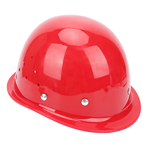 Casco de Protección Industrial, Casco Ajustable, Gorro de Protección para la Cabeza para Obras de Ingeniería Energética, Anticolisión Y Anticolisión, Rojo