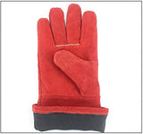 QQX Guantes De Cuero Resistentes Al Calor/Al Fuego Extremos, Guantes For Soldar Resistentes Al Calor, Guantes Largos For Soldadores, Manoplas For Soldadores/Chimenea/Camping/Cocina/Jardinería