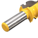 Wolfride 1/2" Cortador de Diámetro de Mango Herramienta de Fresado Para Trabajar la Madera Cutter de Corte de Carburo, Herramienta de Corte de Carpintería- Amarillo