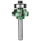 FTVOGUE R1 / R2 / R3 Edgetrimmer Router Bit 4 Dientes Cortador de Corte Fresadora de Carpintería Para Máquina de Grabado de Carpintería (1/4 * R3)