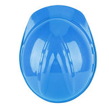 Dioche Casco Seguridad de ABS Recto Grueso, Protección Cabeza del Sitio Construcción Trabajador, Casco Rígido Ventilado y Transpirable Cinco Colores Disponibles(Azul)