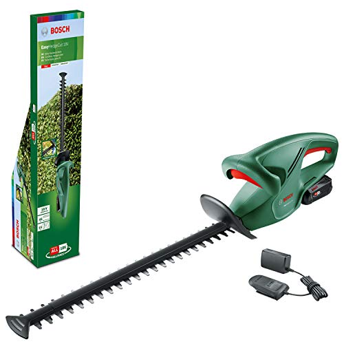 Bosch Home and Garden EASYHEDGECUT 18-45 Heckenschere incluye batería recargable con cargador de iones de litio de 18 V