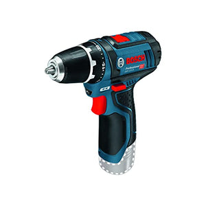 Bosch GSR 12V-15 - Taladro inalámbrico, con portabrocas, sin llave (Negro, azul, rojo, plata)