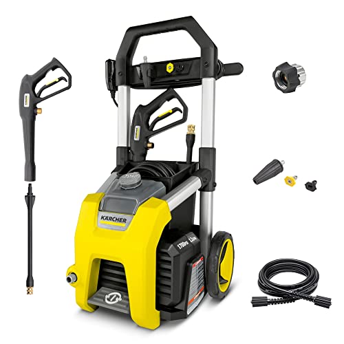 Karcher - Lavadora a presión eléctrica K1700 TruPressure de 1700 PSI, 3 años de garantía, boquilla turbo incluida