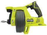 Ryobi P4001 One+ 18 V barrena de drenaje de iones de litio todo en uno de 25 pies para fregaderos o inodoros (batería no incluida, solo herramienta eléctrica)